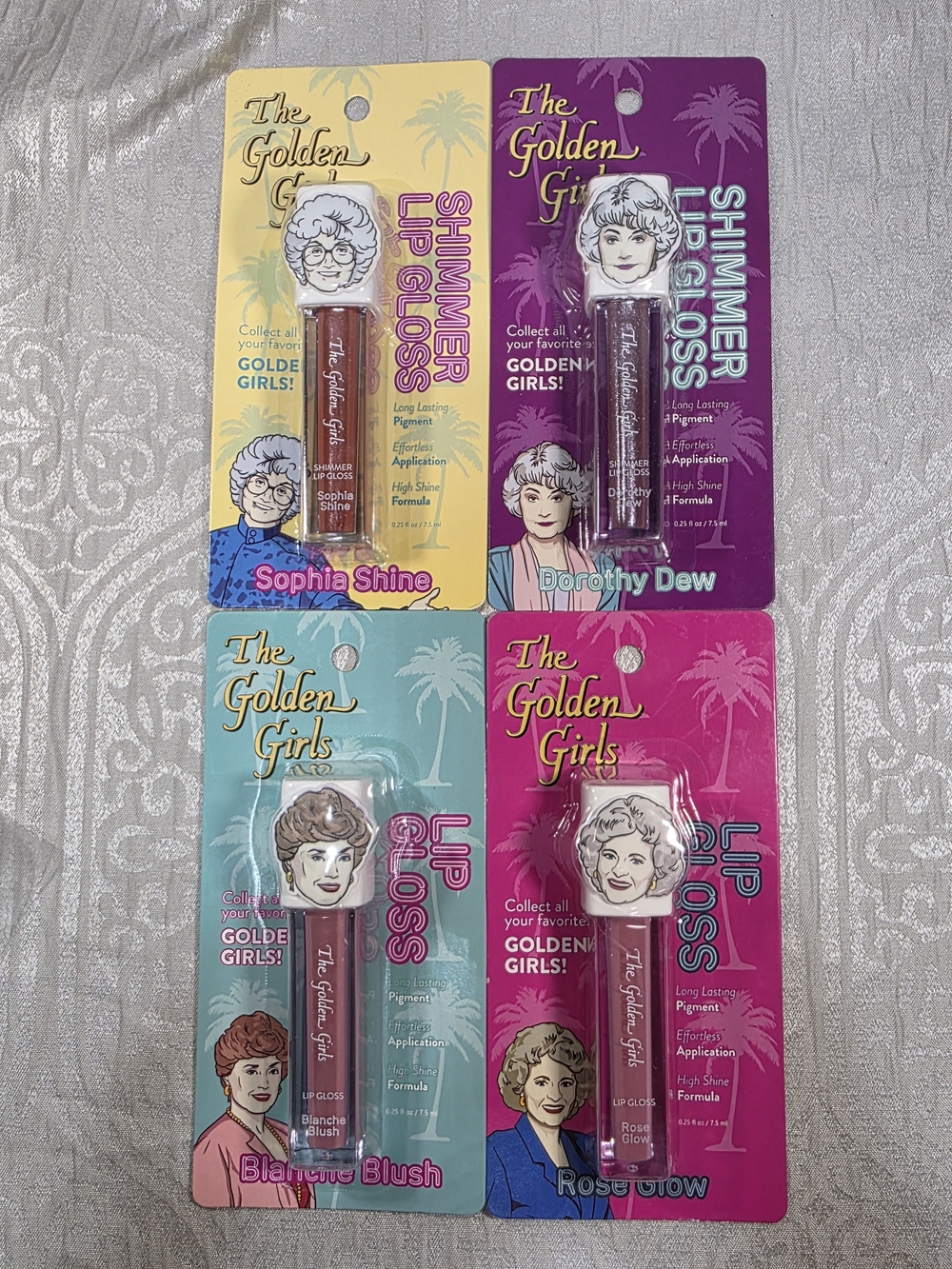 The GOLDEN GIRLS Set Of Four Lip Gloss